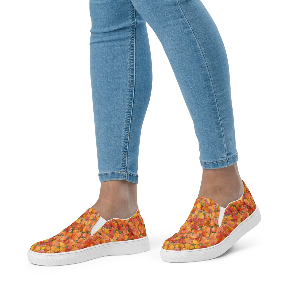 Amber Reverie on Women's Slip-On Canvas Shoes — Front