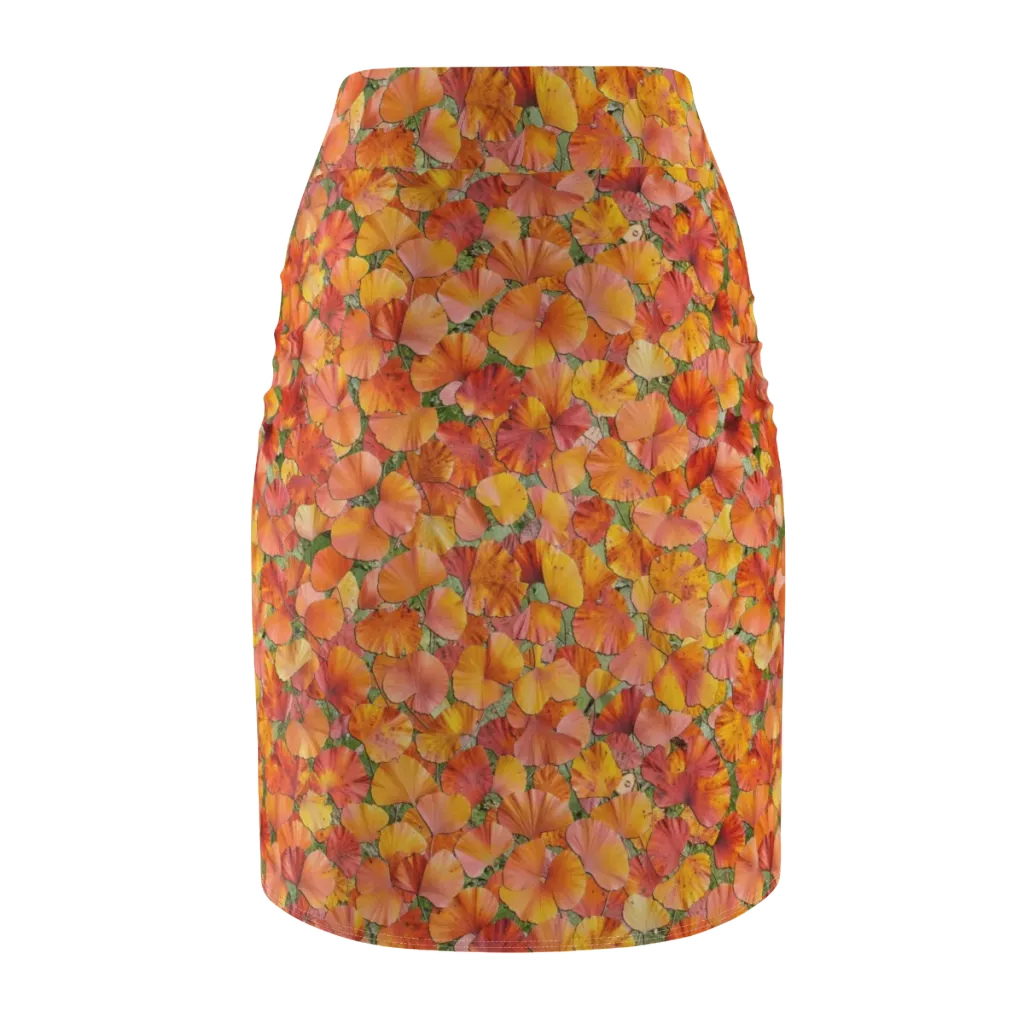 Amber Reverie on Pencil Skirt — Back