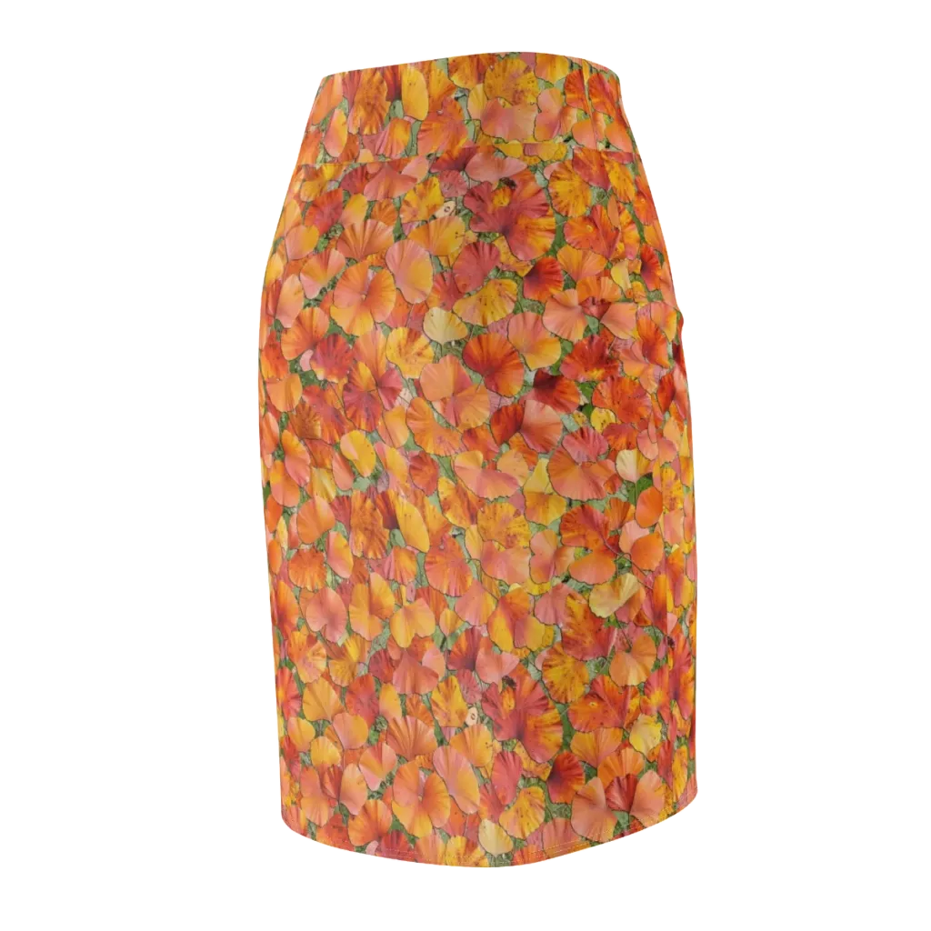 Amber Reverie on Pencil Skirt — Back Side