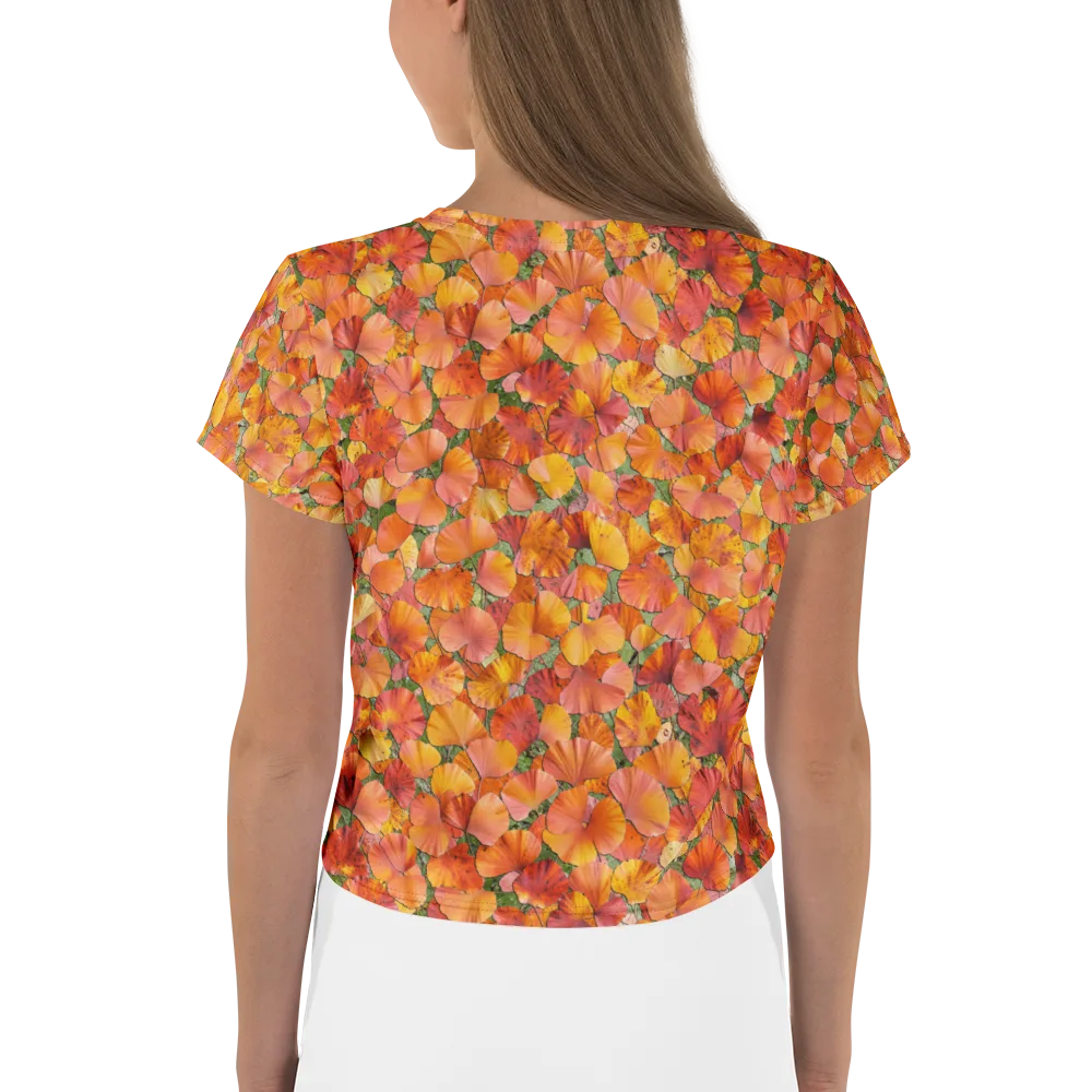 Amber Reverie on Crop Tee — Back