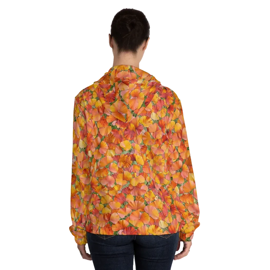 Amber Reverie on Women's Full-Zip Hoodie — Back On Person
