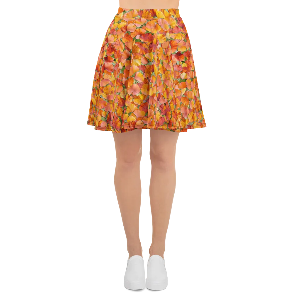 Amber Reverie on Skater Skirt — Front