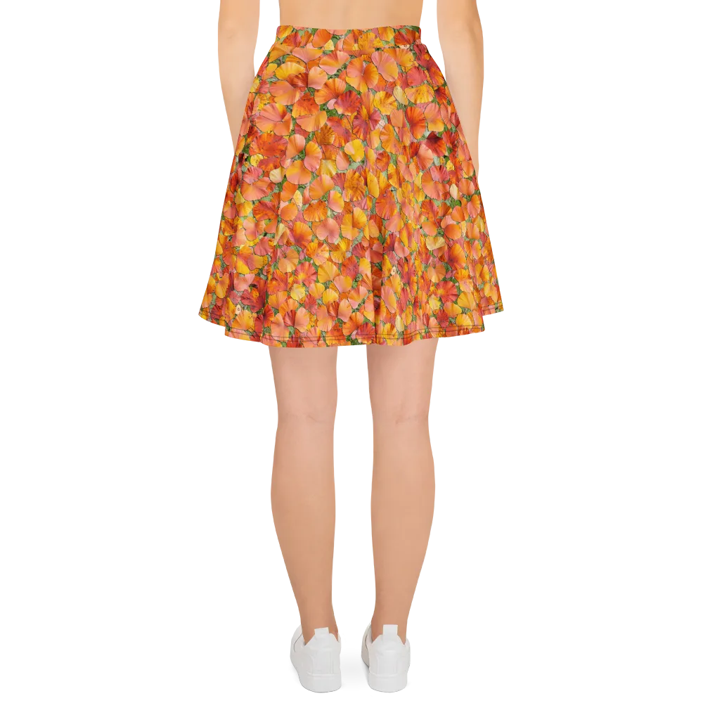 Amber Reverie on Skater Skirt — Back