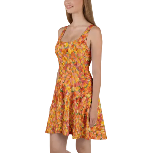 Amber Reverie on a Skater Dress