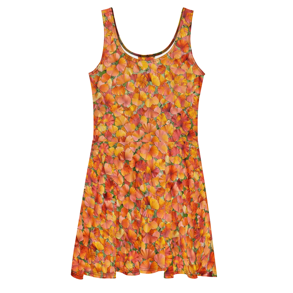 Amber Reverie on Skater Dress — Front