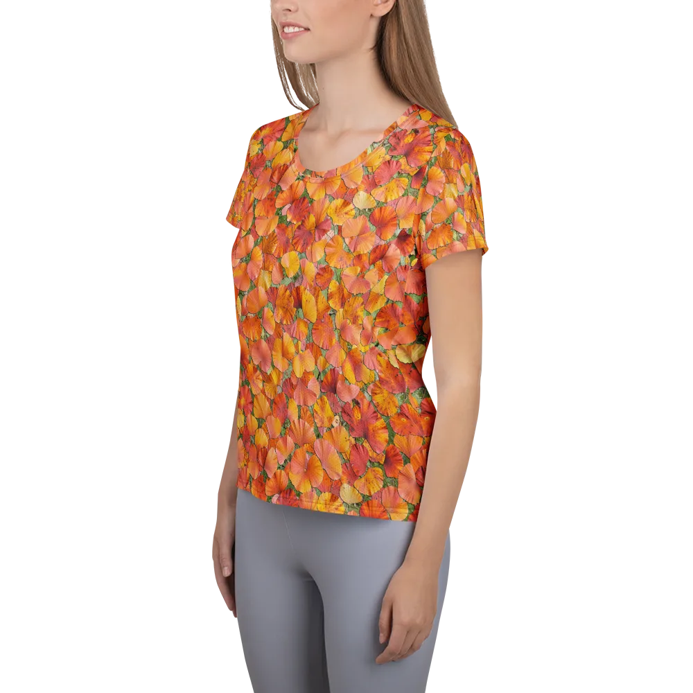 Amber Reverie on Women's Athletic T-Shirt — Left