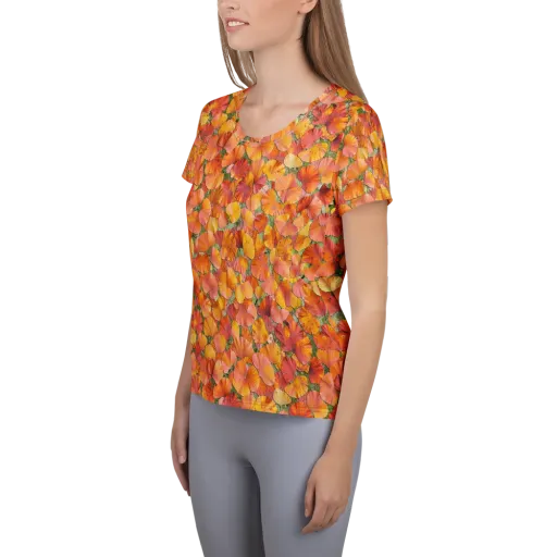 Amber Reverie on a Women's Athletic T-Shirt