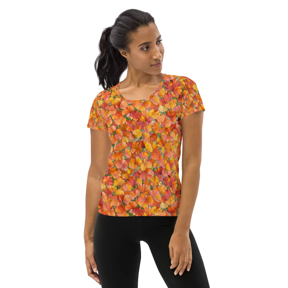 Amber Reverie on Women's Athletic T-Shirt — Front