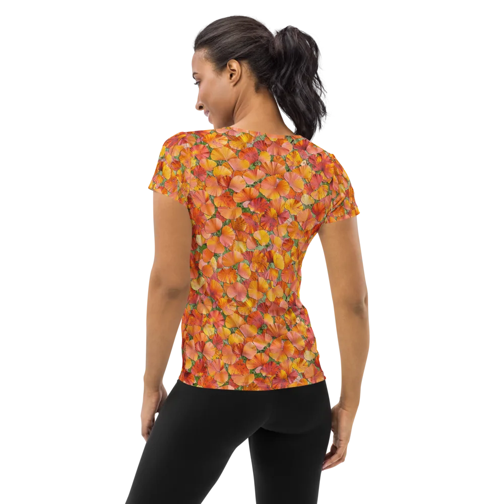 Amber Reverie on Women's Athletic T-Shirt — Back