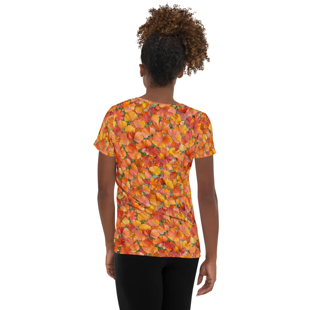 Amber Reverie on Women's Athletic T-Shirt — Back
