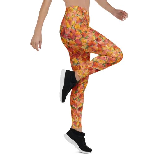 Amber Reverie on a Leggings
