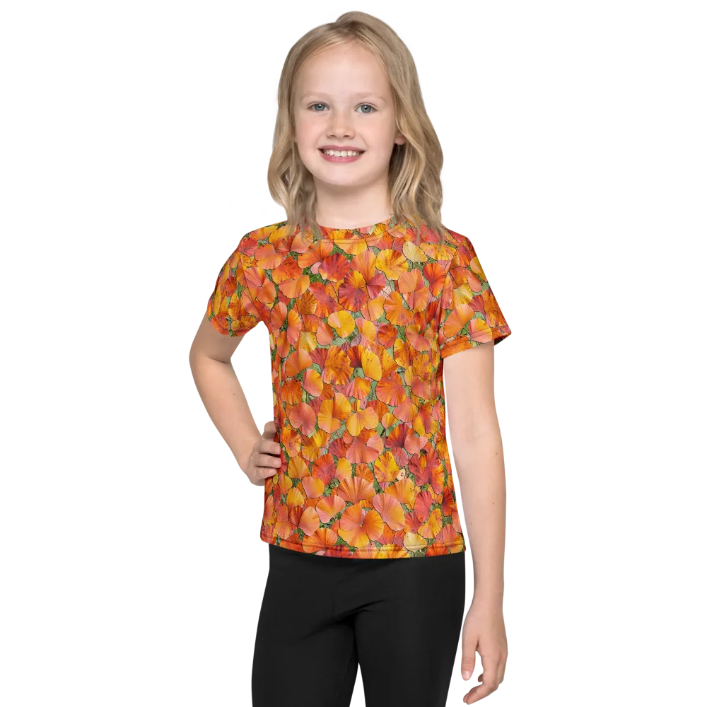 Amber Reverie on Kids Crew Neck T-Shirt — Front