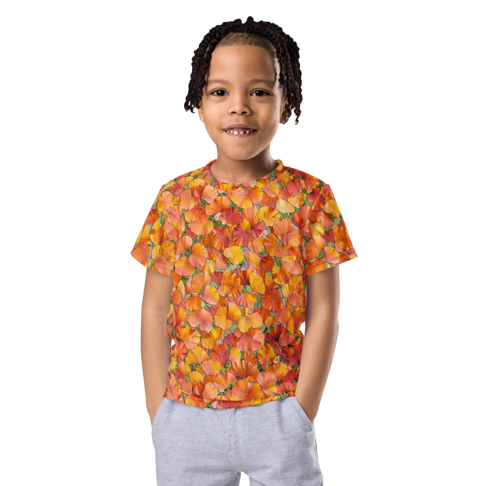 Amber Reverie on Kids Crew Neck T-Shirt — Front