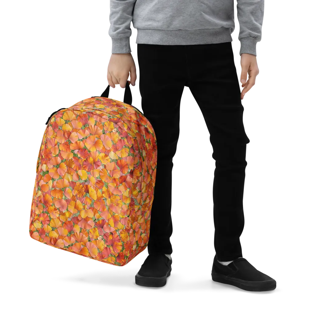 Amber Reverie on Minimalist Backpack — Zoomed-in