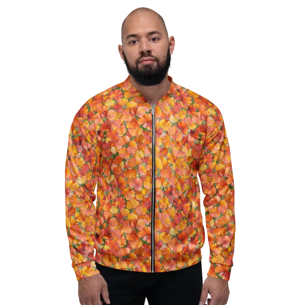 Amber Reverie on Bomber Jacket — Front