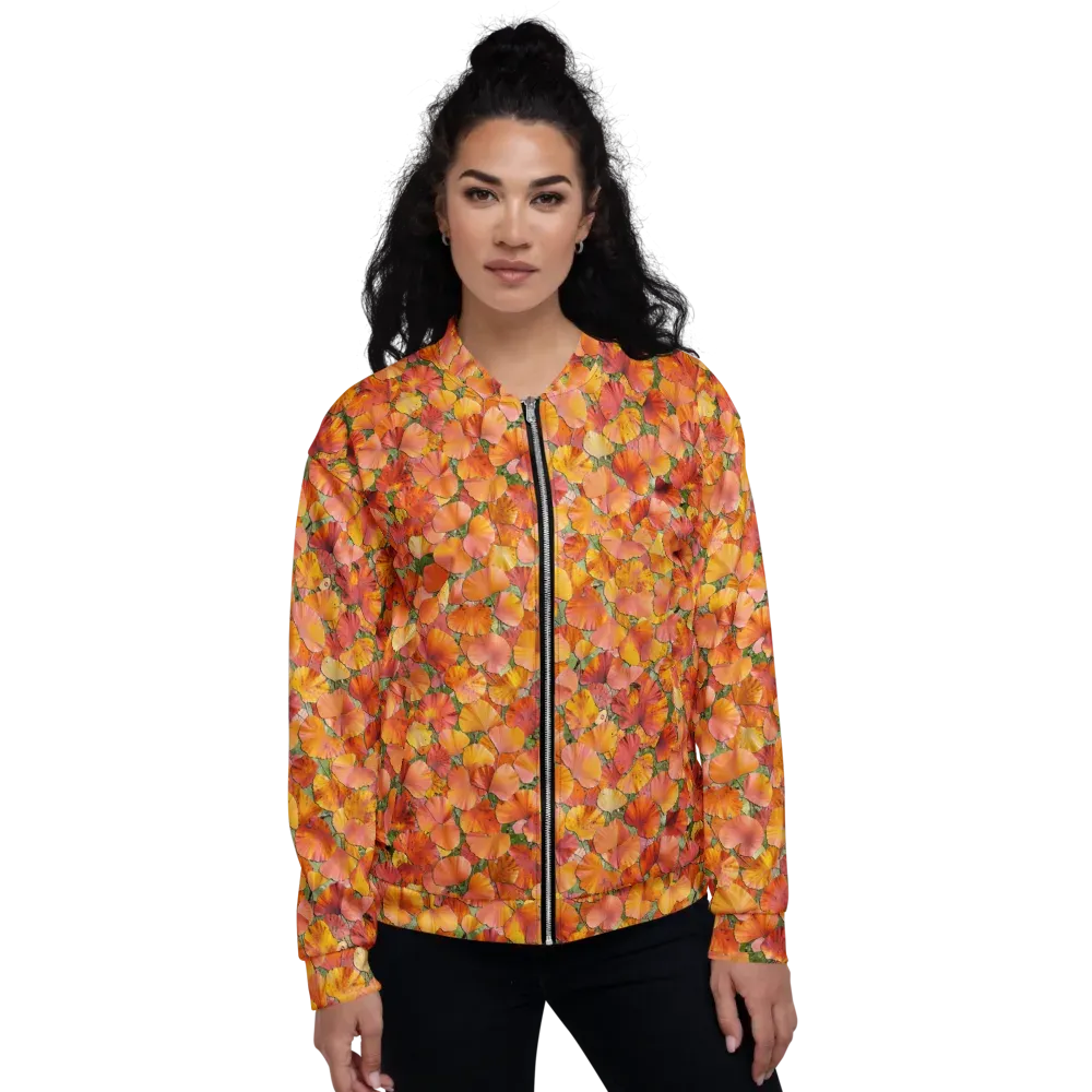 Amber Reverie on Bomber Jacket — Front