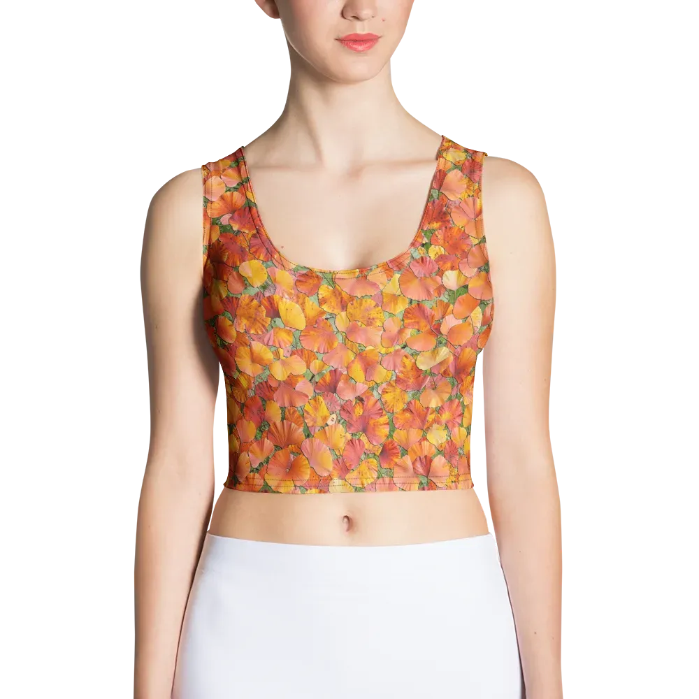Amber Reverie on Crop Top — Front
