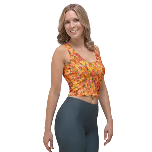 Amber Reverie on a Crop Top
