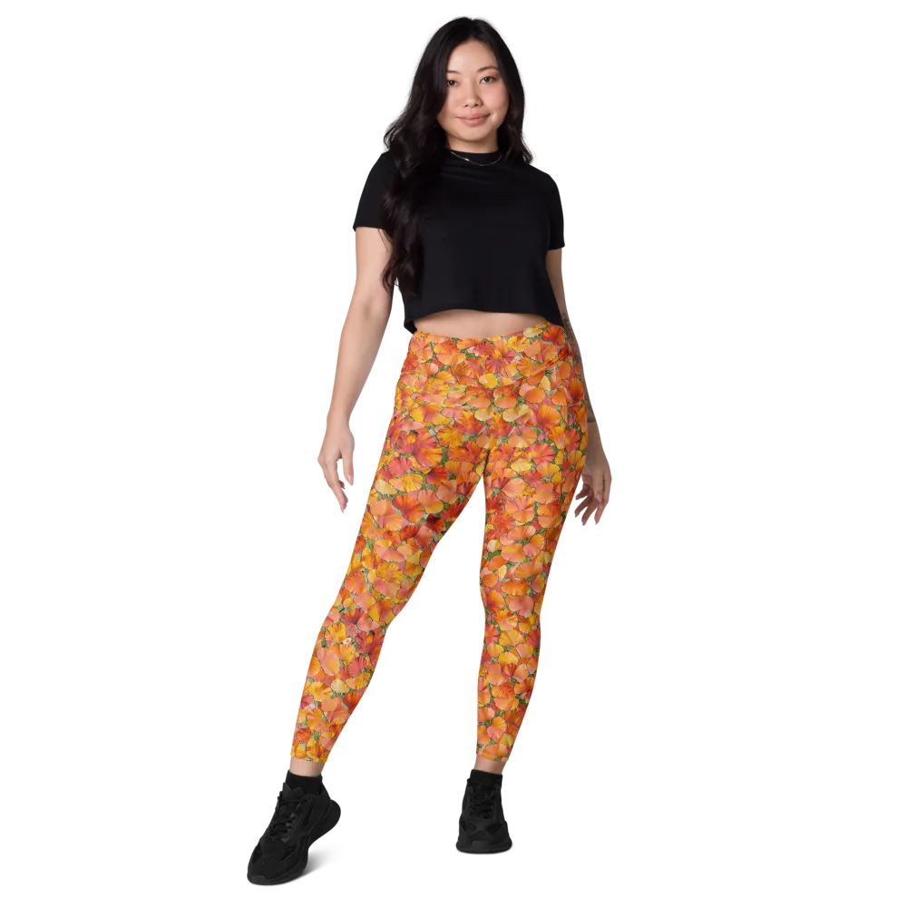 Amber Reverie on Leggings with Pockets — Front