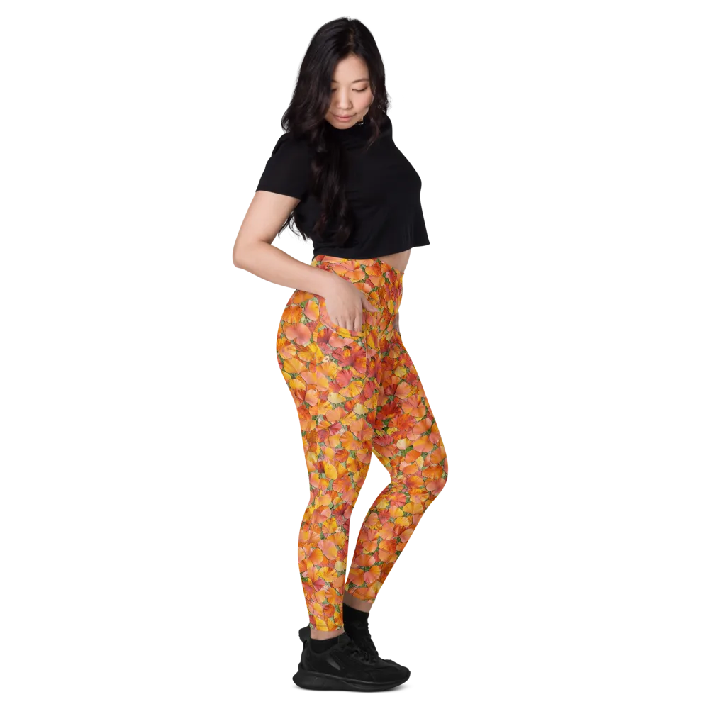 Amber Reverie on Leggings with Pockets — Right
