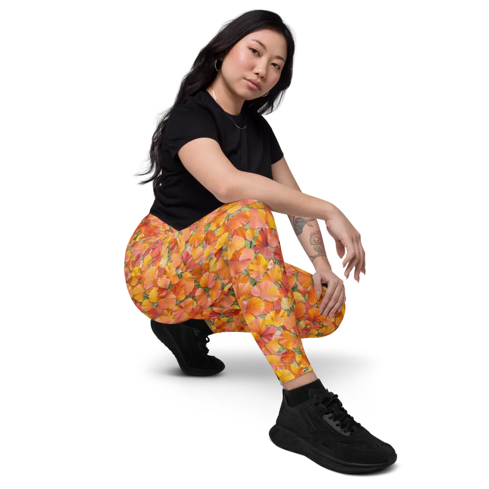 Amber Reverie on Leggings with Pockets — Right Front