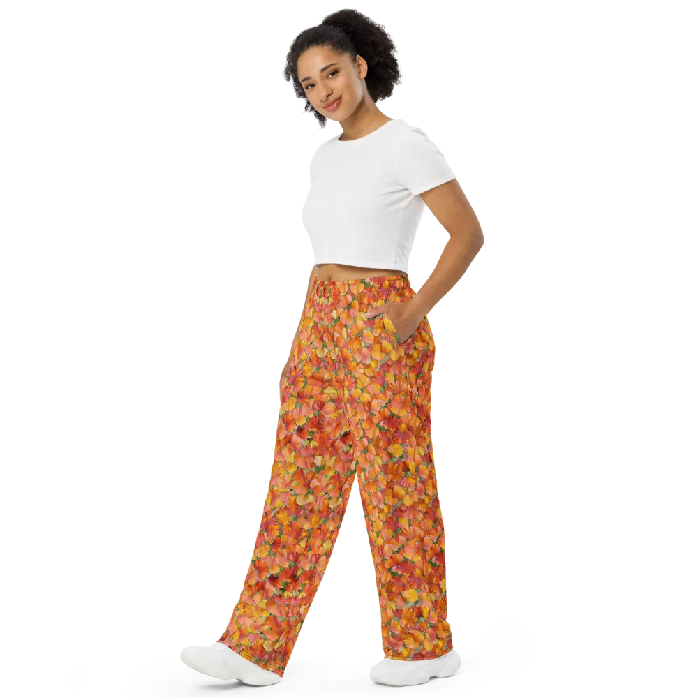 Amber Reverie on Wide-Leg Pants — Left Front