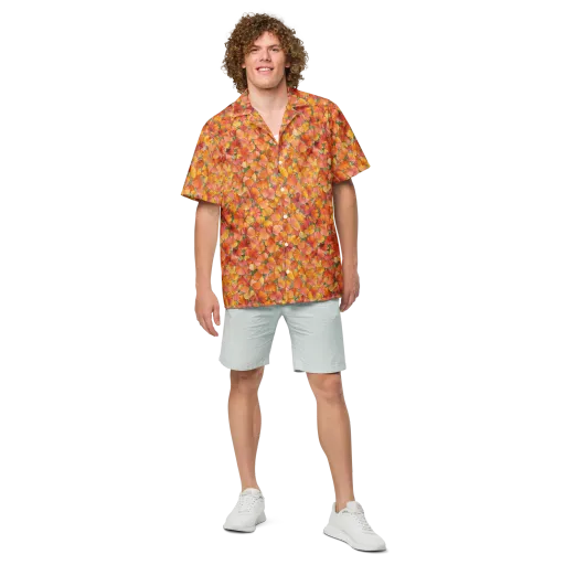 Amber Reverie on a Button Shirt