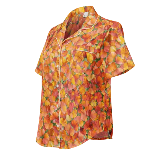 Amber Reverie on a Women's Short Sleeve Pajama Top
