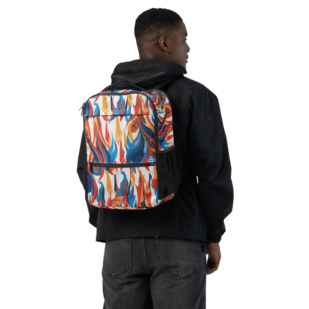 Cobalt Kindling on Utility Backpack — Back