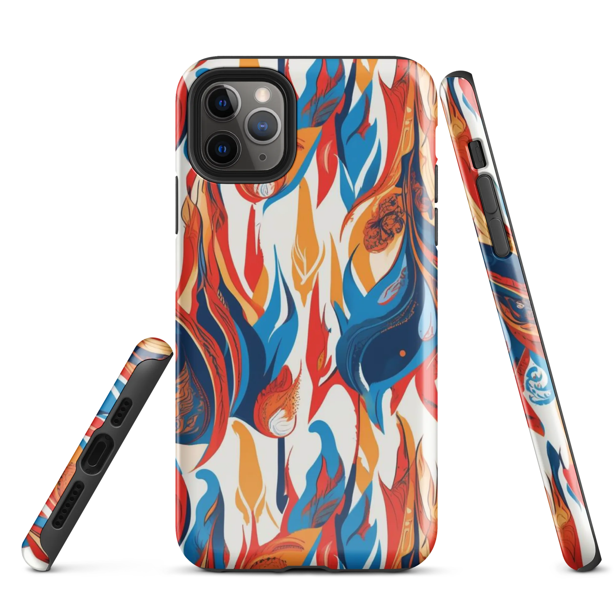 Cobalt Kindling on Tough Case for iPhone® — Front