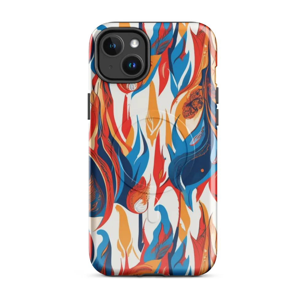 Cobalt Kindling on MagSafe Tough Case for iPhone® — Front