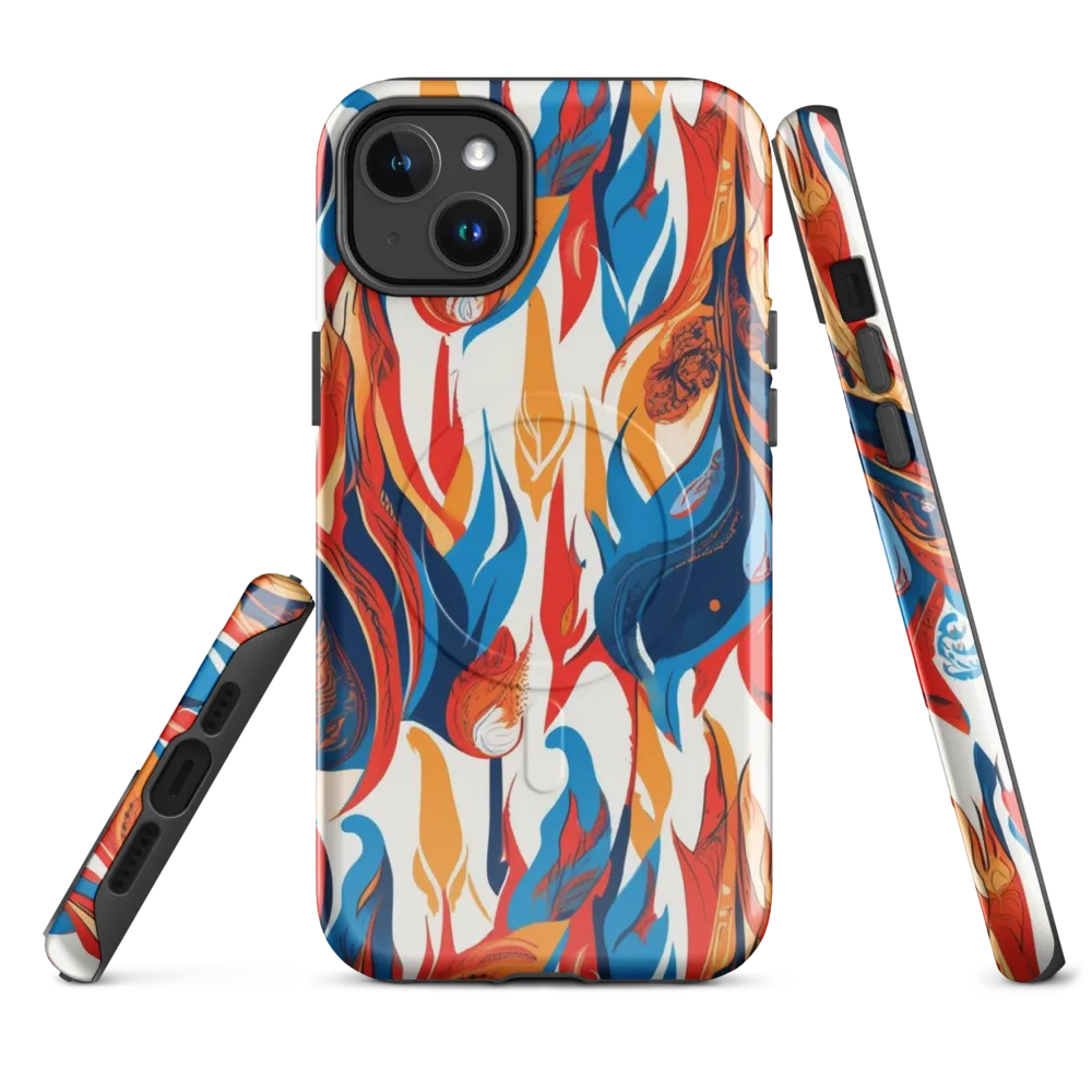 Cobalt Kindling on MagSafe Tough Case for iPhone® — Front