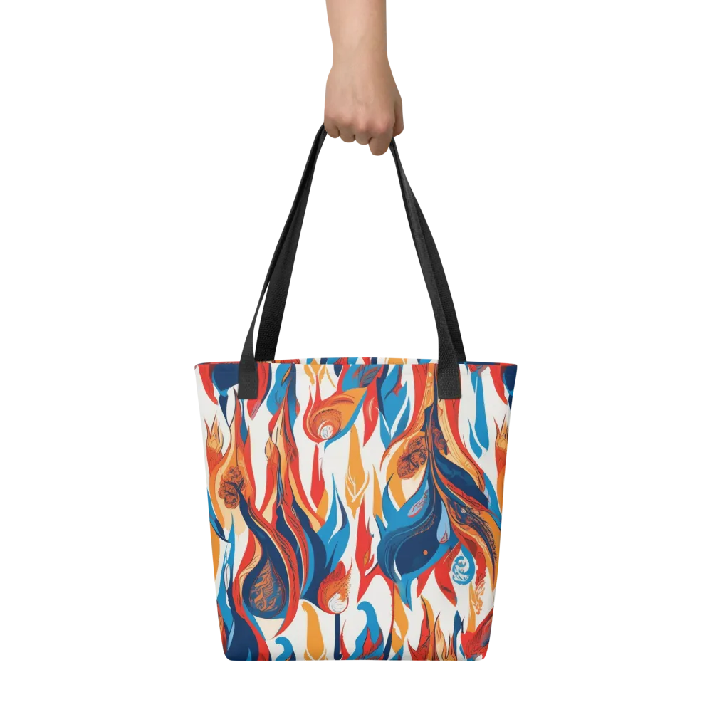 Cobalt Kindling on Tote Bag — Front