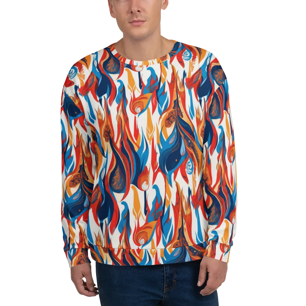 Cobalt Kindling on Sweatshirt — Front
