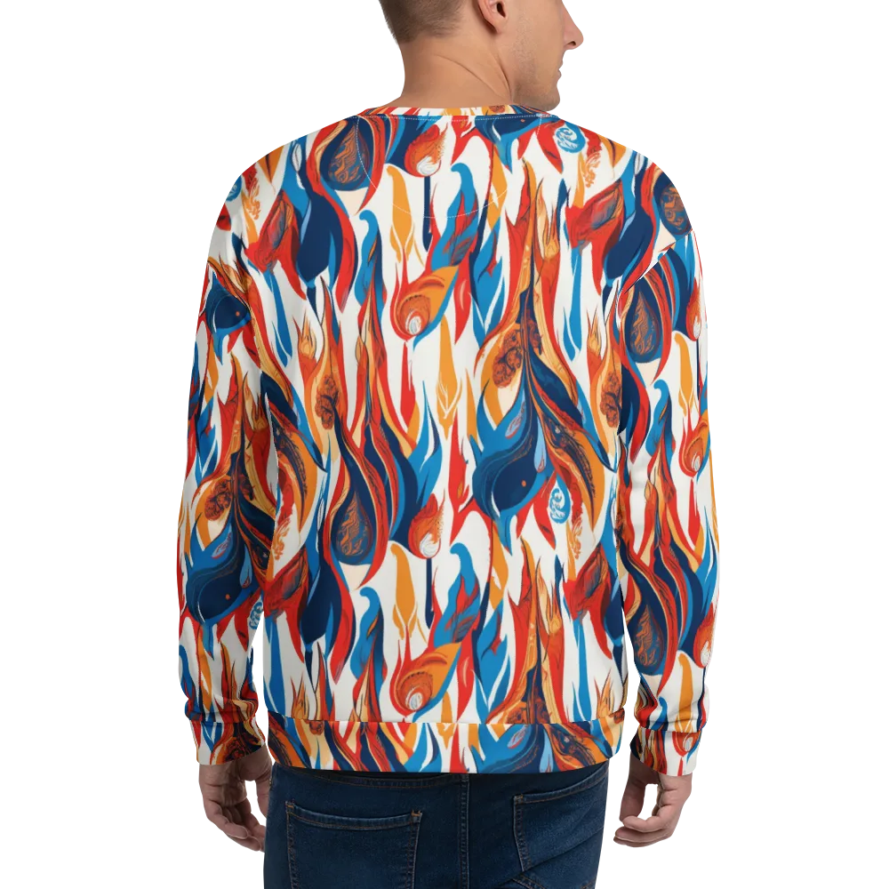 Cobalt Kindling on Sweatshirt — Back