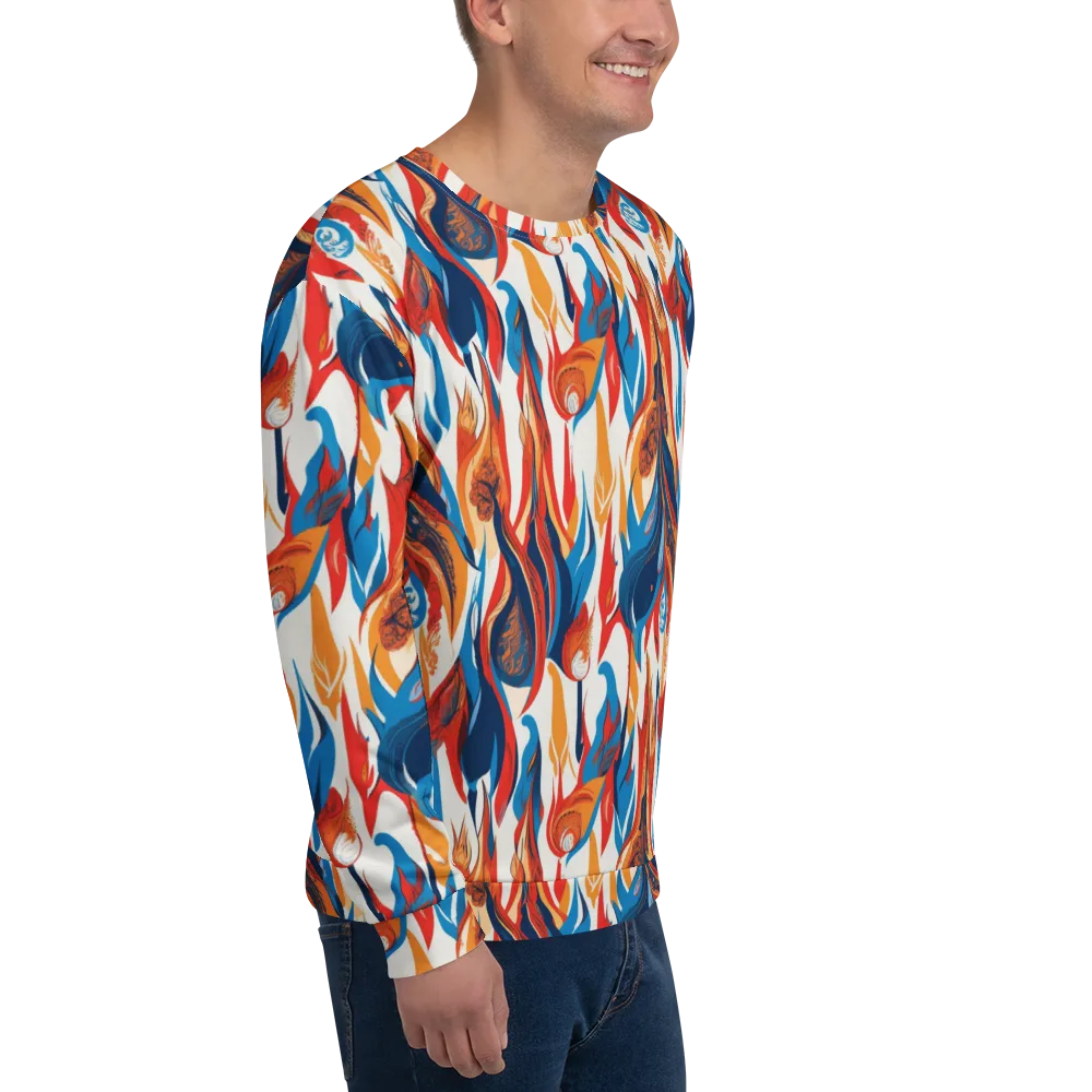 Cobalt Kindling on Sweatshirt — Right Front