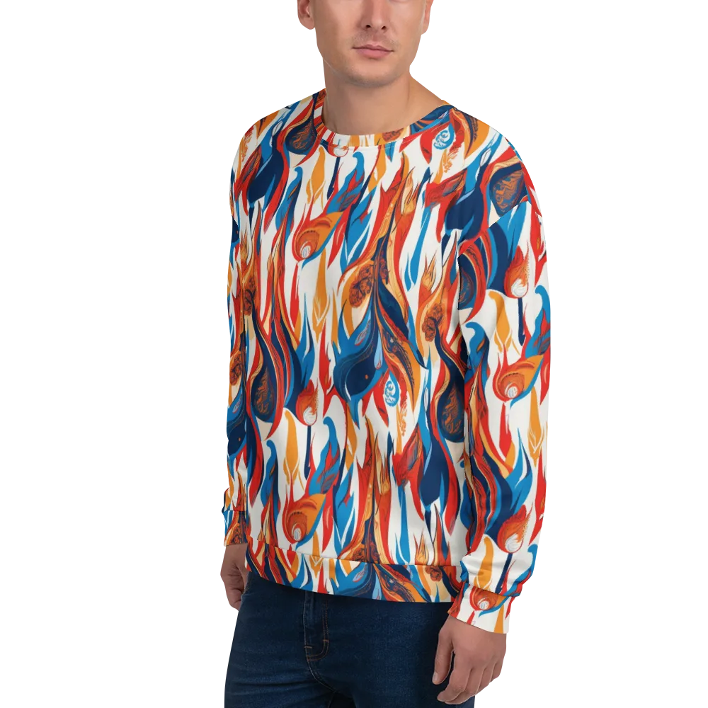 Cobalt Kindling on Sweatshirt — Left Front