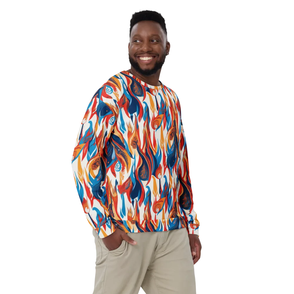 Cobalt Kindling on Sweatshirt — Front