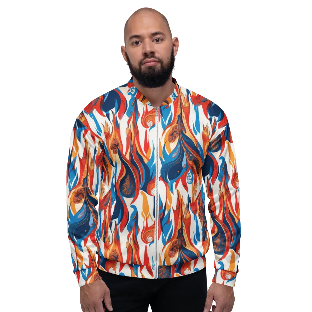 Cobalt Kindling on Bomber Jacket — Front