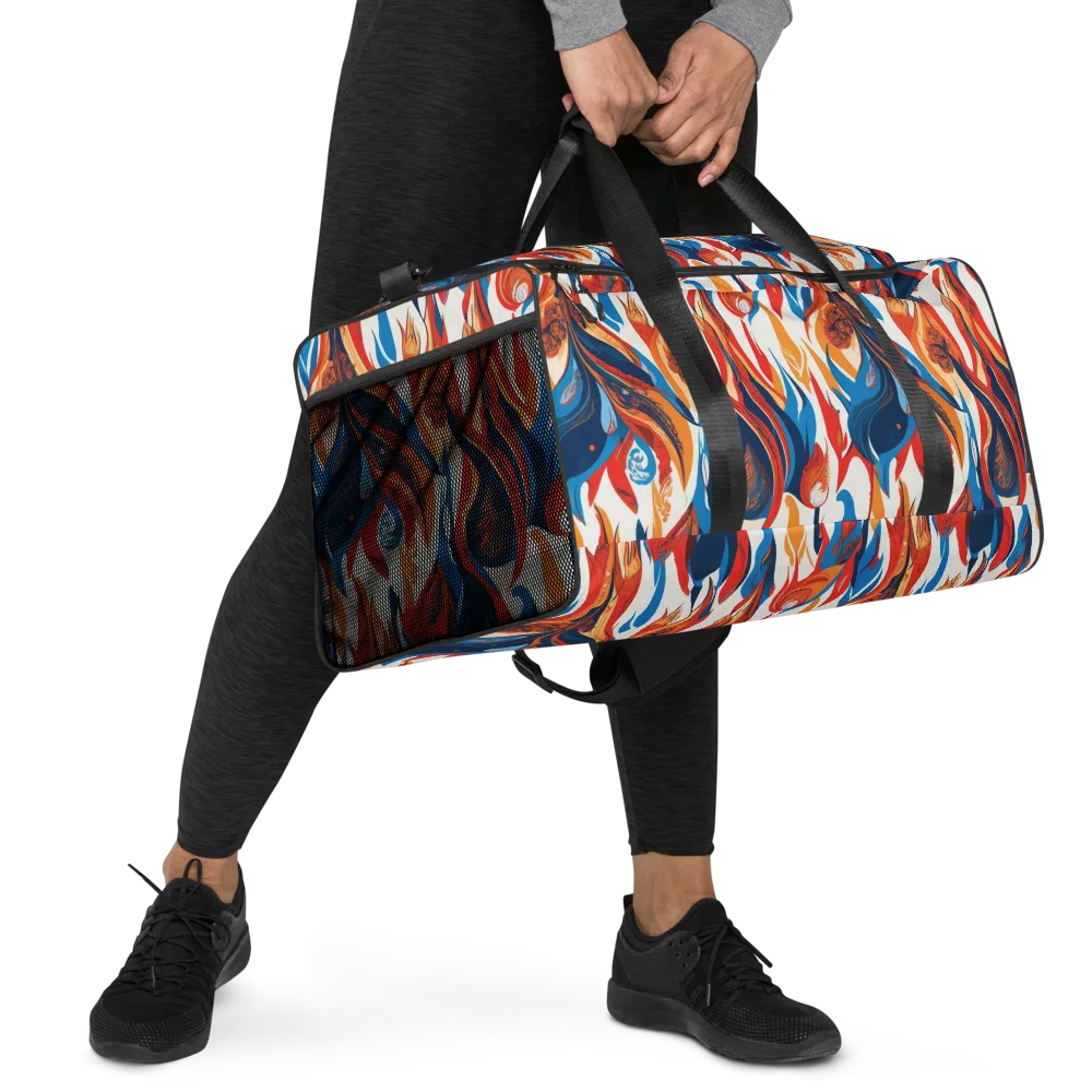 Cobalt Kindling on Duffle Bag — Right Front