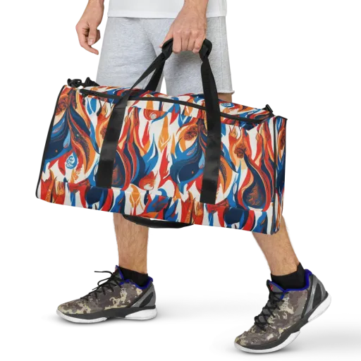 Cobalt Kindling on a Duffle Bag