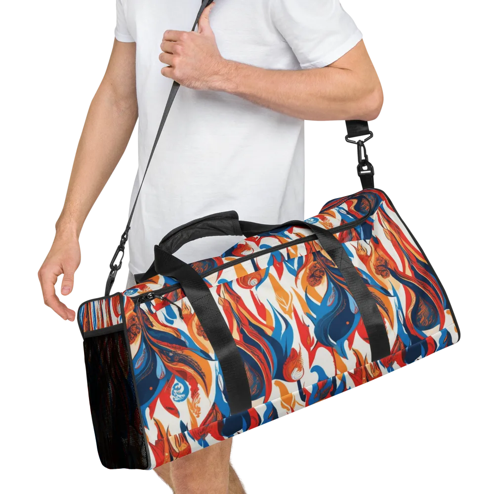 Cobalt Kindling on Duffle Bag — Right Front