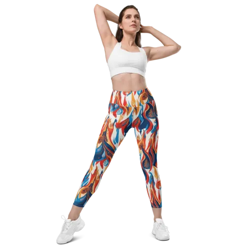 Cobalt Kindling on a Leggings with Pockets