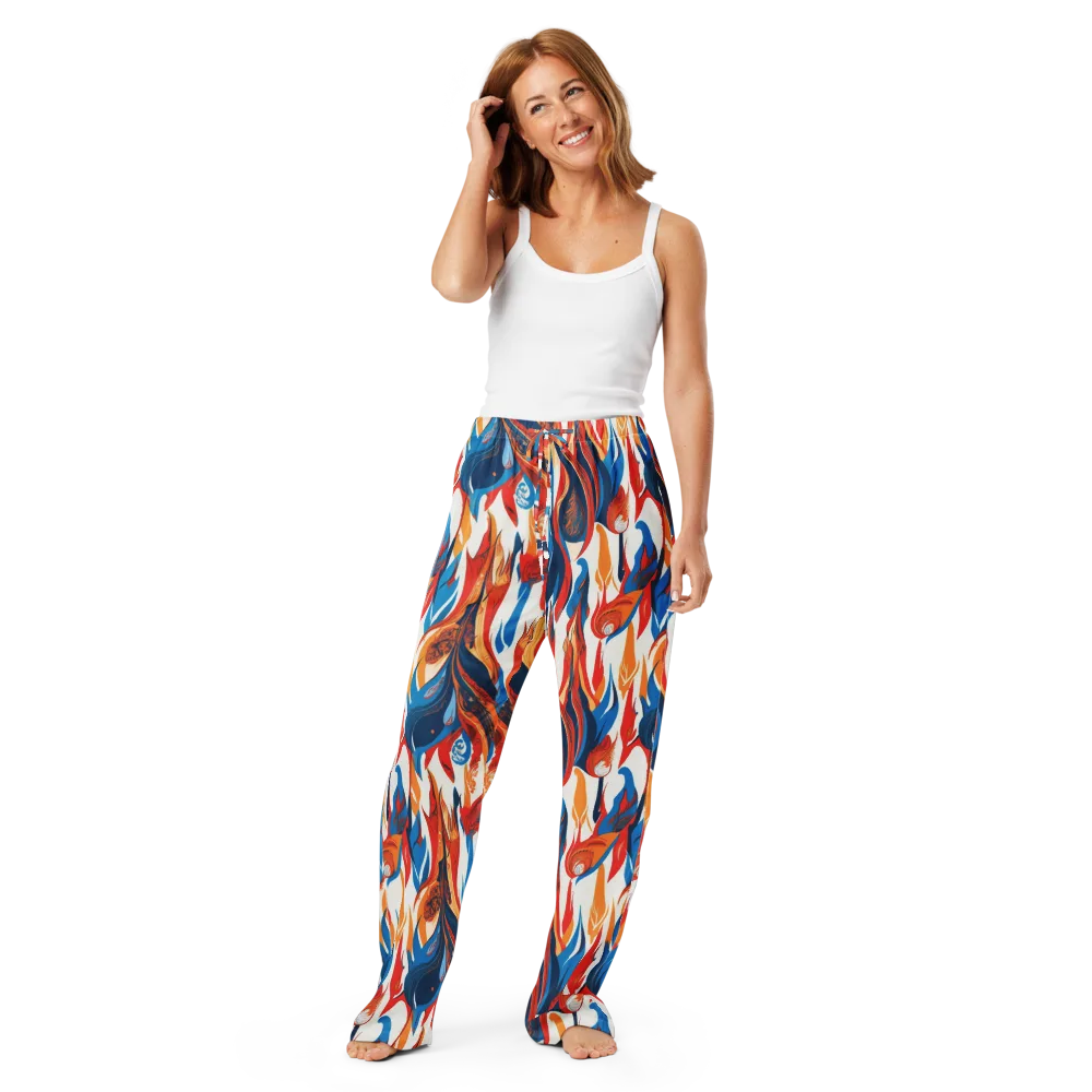 Cobalt Kindling on Women's Pajama Pants — Front