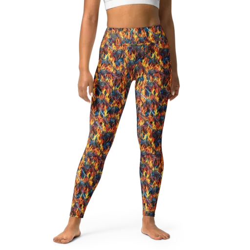 Inferno Legion on a Yoga Leggings