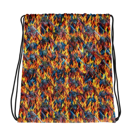 Inferno Legion on a Drawstring Bag