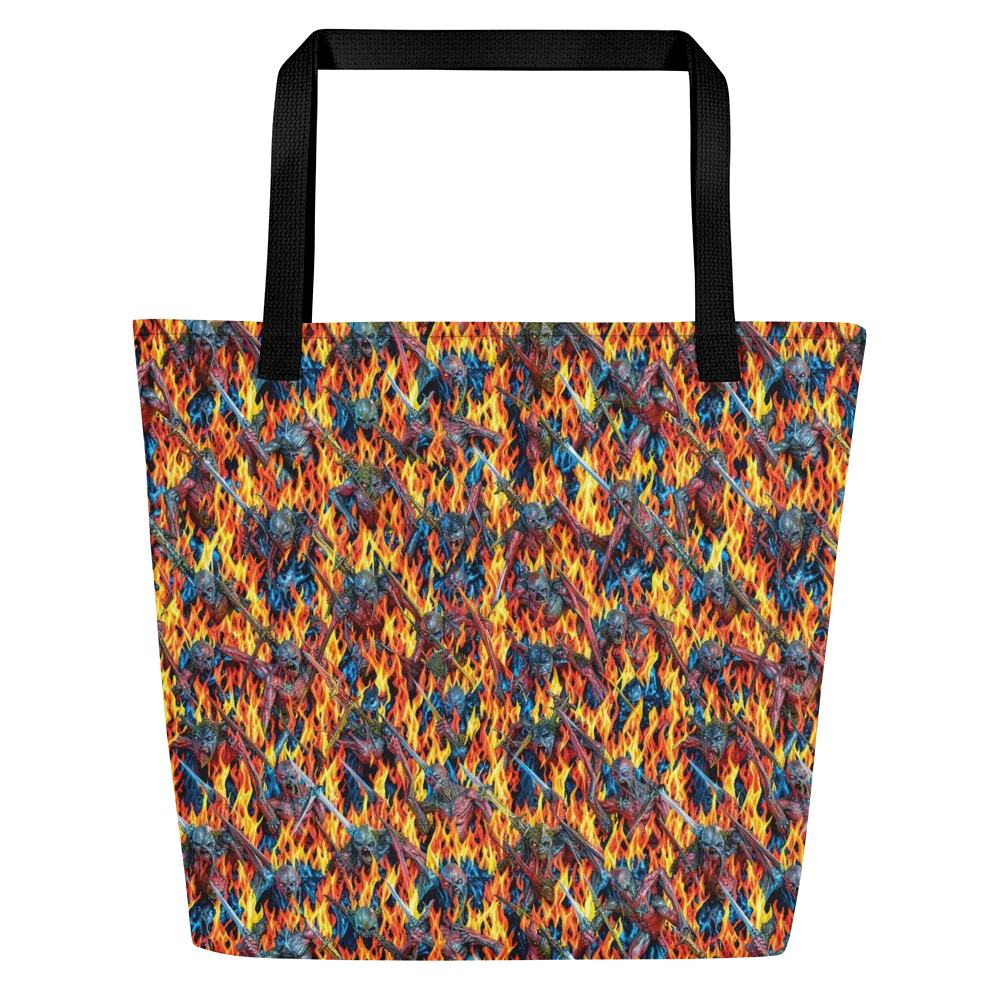 Inferno Legion on Large Tote Bag W/ Pocket — Front