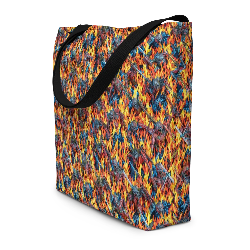 Inferno Legion on Large Tote Bag W/ Pocket — Front