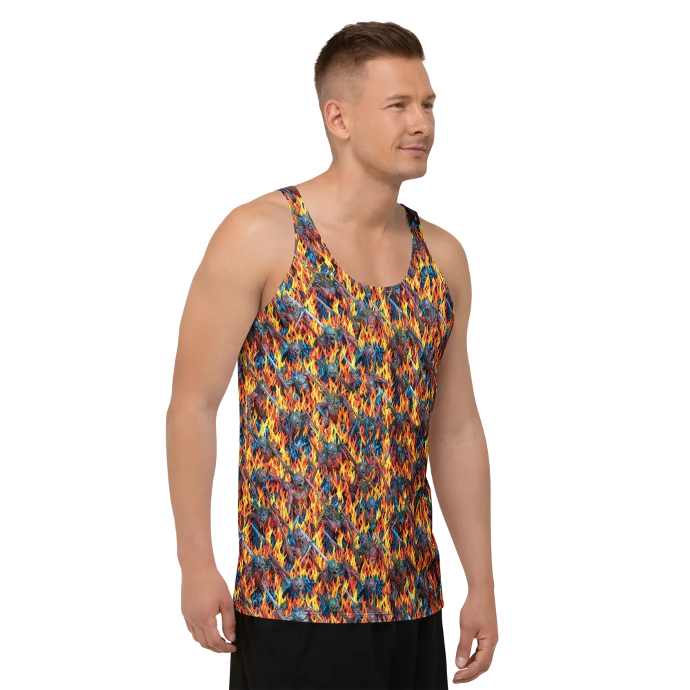 Inferno Legion on Men's Tank Top — Right Front