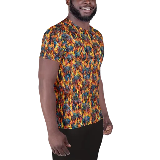 Inferno Legion on a Men's Athletic T-Shirt